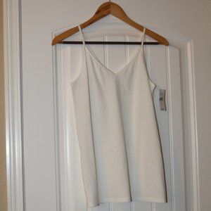 LOFT Outlet VNeck Cami - Sz Small Cream
